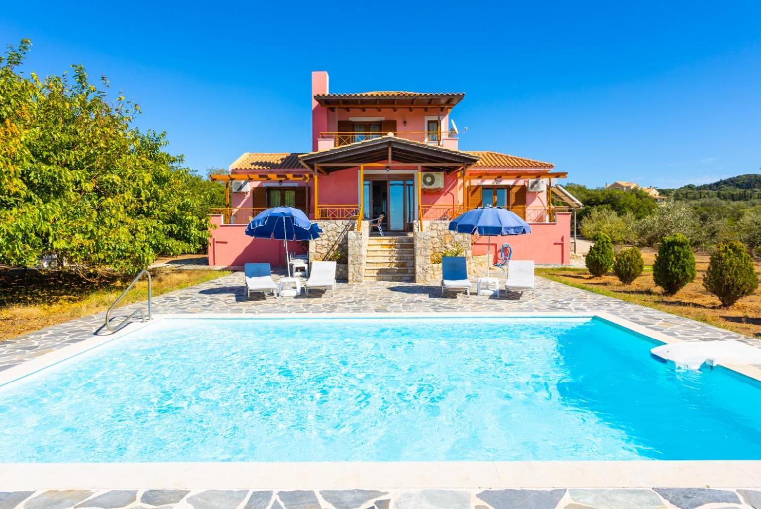 Villa Aetos Vasilikiádhes Exterior foto