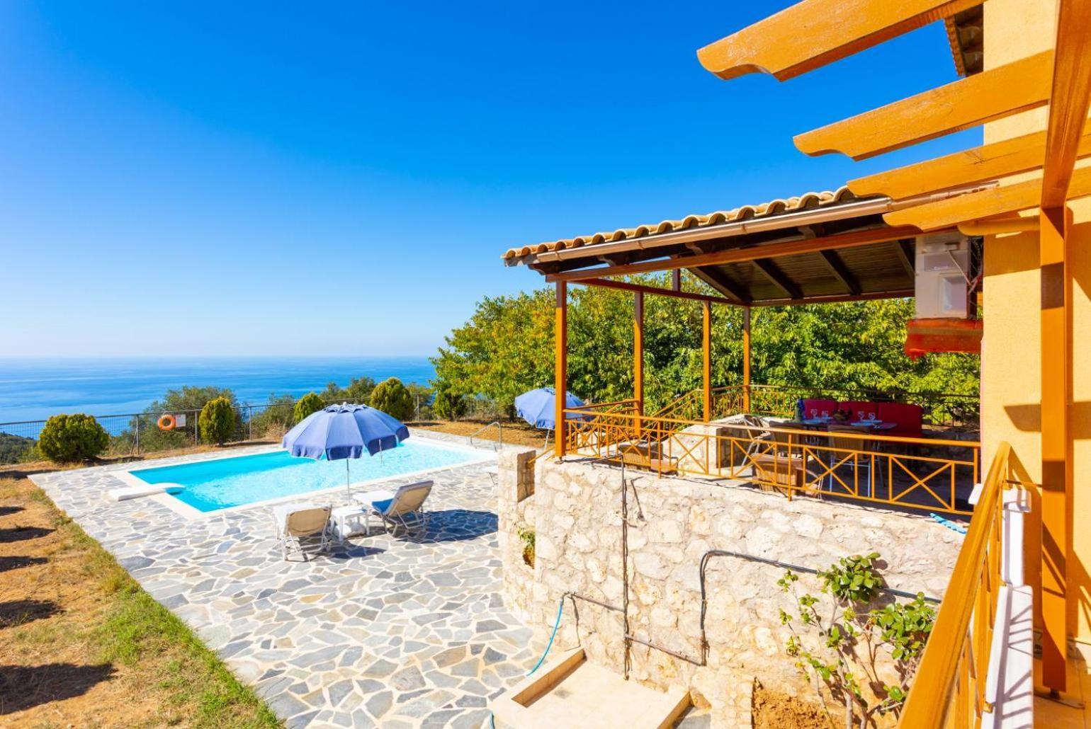Villa Aetos Vasilikiádhes Exterior foto